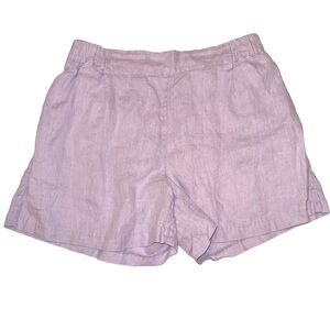 Michael Stars Linen Paperboy Pull on Shorts Size Small